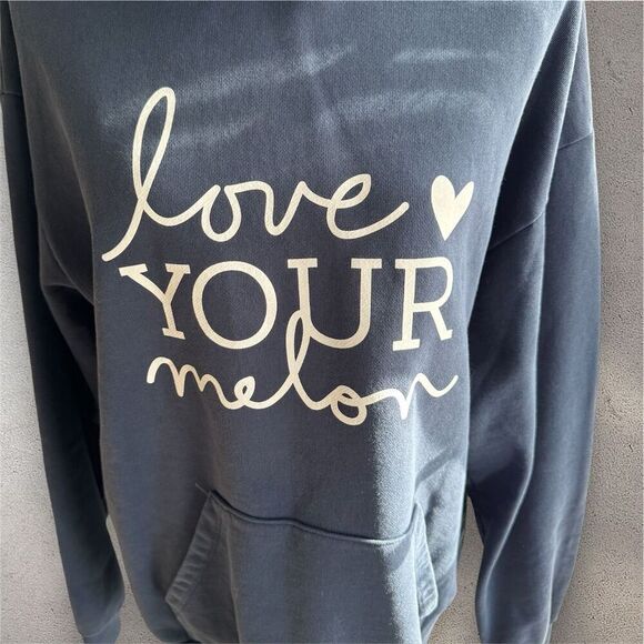 Love Your Melon Blue Hoodie Cozy Sweatshirt - Picture 3 of 9